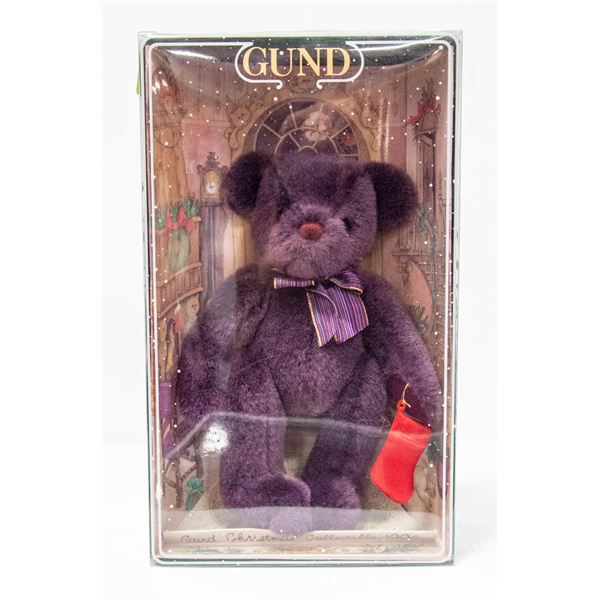 SEALED GUND CHRISTMAS 1996 COLLECTOR BEAR