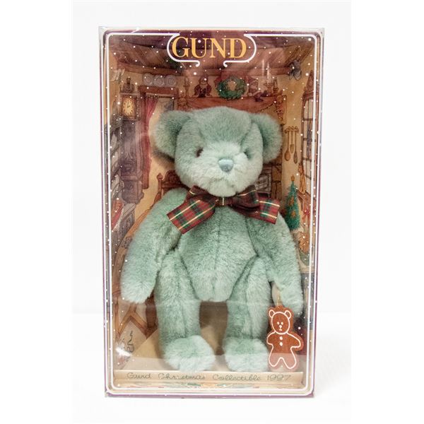 SEALED GUND CHRISTMAS 1997 COLLECTORS BEAR