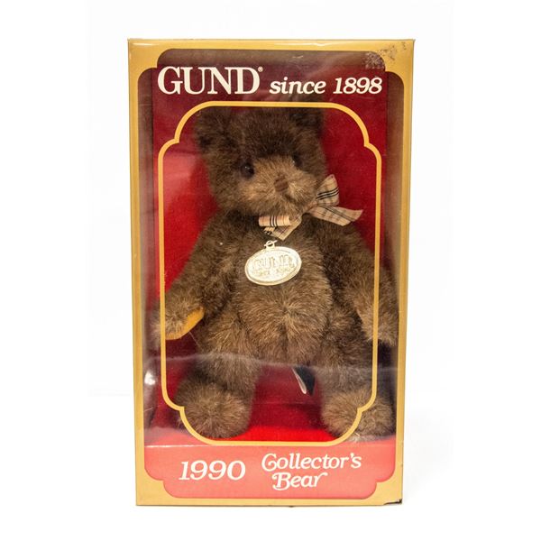 SEALED GUND 1990 LIMITED EDITION COLLECTORS BEAR