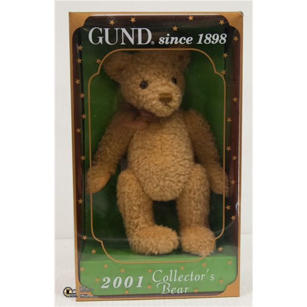 SEALED GUND 2001 LIMITED EDITION COLLECTORS BEAR