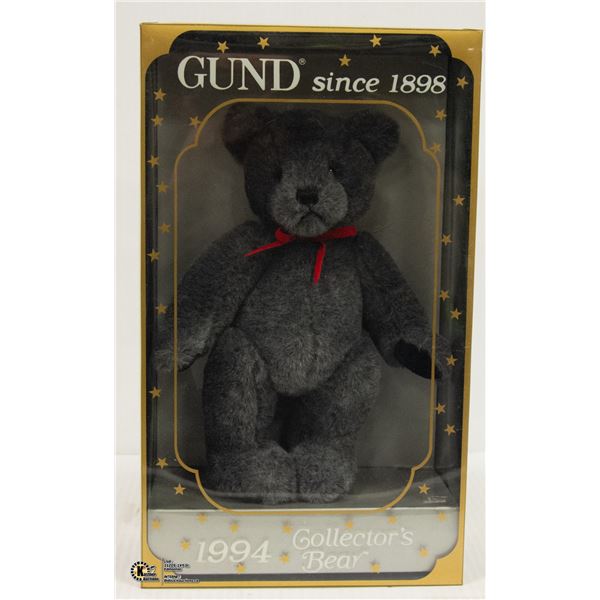 SEALED GUND 1994 LIMITED EDITION COLLECTOR BEAR