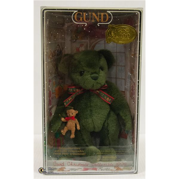 SEALED GUND 1998 CHRISTMAS COLLECTON BEAR