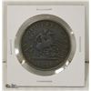 Image 1 : 1850 BANK OF CANADA ONE PENNY TOKEN