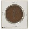 Image 2 : 1852 QUEBEC BANK ONE PENNY TOKEN