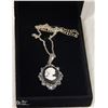 Image 1 : BLACK CAMEO NECKLACE