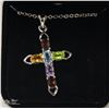 Image 1 : GEMSTONE CROSS ON CHAIN