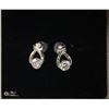 Image 1 : CUBIC ZIRCONIA STUD EARRINGS