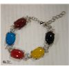 Image 1 : MULTI COLOUR STONE BRACELET