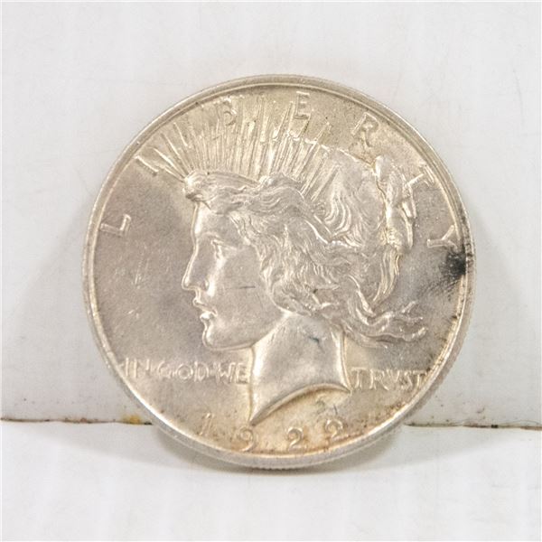 1922 USA PEACE SILVER DOLLAR