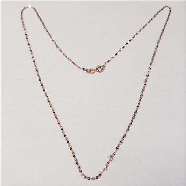 BZ1051-27 18K ROSE GOLD 16  NECKLACE