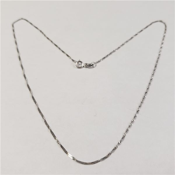 BZ1051-38 14K WHITE GOLD 15  NECKLACE