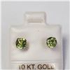 Image 1 : BZ1051-33 10K PERIDOT EARRINGS