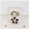 Image 1 : BZ1051-49 14K SAPPHIRE & DIAMOND PENDANT