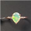 BZ1051-39 10K OPAL DIAMOND RING