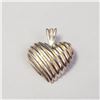 BZ1051-25 SILVER HEART PENDANT