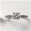 Image 1 : BZ1051-2 14K WHITE GOLD DIAMOND RING