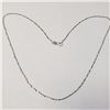 Image 1 : BZ1051-20 14K WHITE GOLD 18" NECKLACE