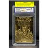 Image 1 : 23KT GOLD FOIL STAR WARS SHADOWS OF THE EMPIRE