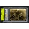 Image 1 : 23KT GOLD FOIL STAR WARS DARTH VADER CARD