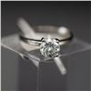 Image 1 : BZ814-26 10KT WHITE GOLD ROUND CUT MOISSANITE SZ 6