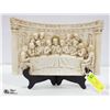 Image 1 : HEAVY CERAMIC "THE LAST SUPPER" WALL DECOR