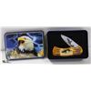 Image 1 : WILD OUTDOORS EAGLE BONE HANDLED FOLDING KNIFE