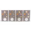 Image 1 : 4 USA PROOF COINS SETS IN HOLDERS