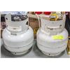 2 X 3 LB PROPANE TANKS - BOTH EXPIRED