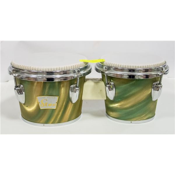 PROFESSIONAL PERFECT PERCUSSION TUNEABLE STAR BONGO MADE IN JAPAN