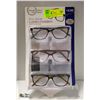 Image 1 : FOSTER GRANT LADIES READING GLASSES 3 PACK +2.50