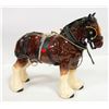 Image 1 : VINTAGE BONE CHINA LARGE CLYDESDALE HORSE