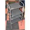 Image 1 : 4 TIER ROLLING SHELVING CART