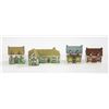 Image 1 : LOT OF 4 WADE ENGLAND MINI VILLAGE HOUSES