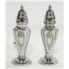 Image 1 : PAIR OF SILVER TONE S+P SHAKERS