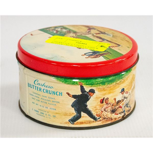 CHERRYDALE FARMS CASHEW BUTTER CRUNCH METAL TIN