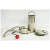 Image 1 : LOT OF VINTAGE KITCHENWARE - CHEESE GRATER,