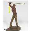 Image 1 : CAST IRON LADY GOLFER STATUE BY AUSTIN PROD