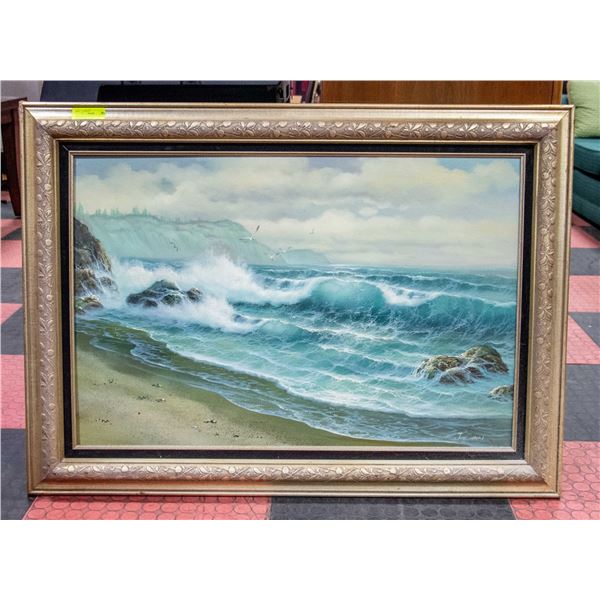 ORIGINAL OIL PAINING SIGNED BY ARTIST JACK CALVIN