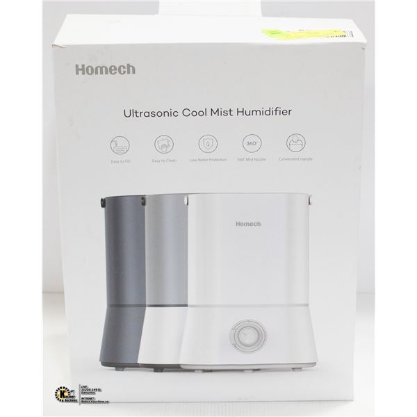 NEW HOMECH AH001 ULTRASONIC COOL MIST MUNIDIFIER