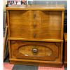 SOLID WOOD CURVED FRONT 5 DRAWER DRESSER