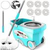 Image 1 : NEW TSMINE SPIN MOP & BUCKET SYSTEM - BLUE PASTEL