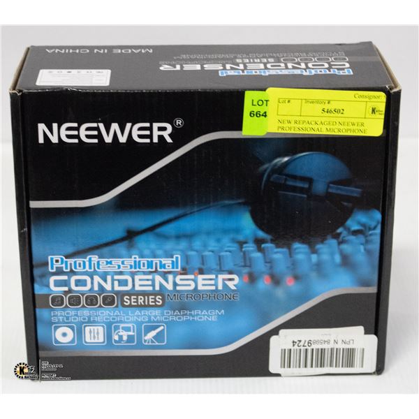 NEW REPACKAGED NEEWER PROFESSIONAL MICROPHONE