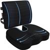 NEW REPACKED FORTEM BLACK SEAT AND BACK CUSHION