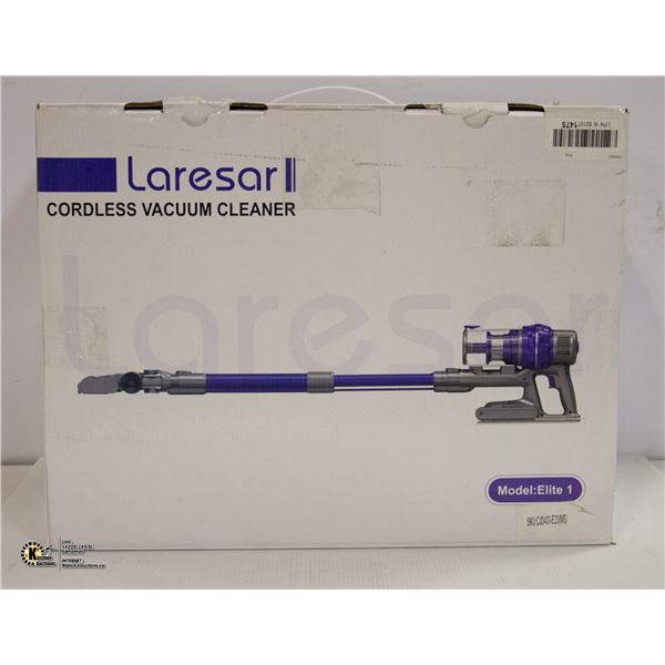 LARESAR CORDLESS VACUUM CLEANER, MODEL ELITE 1