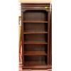 Image 1 : SOLID WOOD BOOKSHELF 32" X 14" X 77"