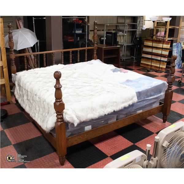 SOLID PINE KING SIZE BED FRAME