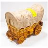 CERAMIC TRAIL WESTERN WAGON COIN BANK