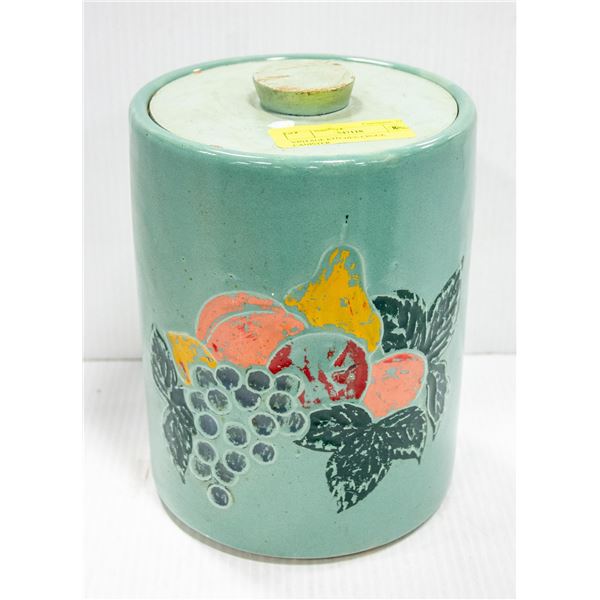 VINTAGE KITCHEN CROCK CANISTER