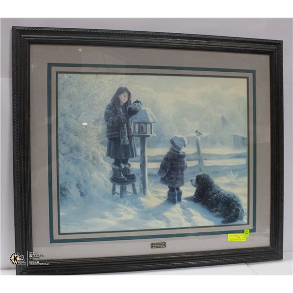 35  X 30  ROBERT DUNCAN FRAMED WALL ART