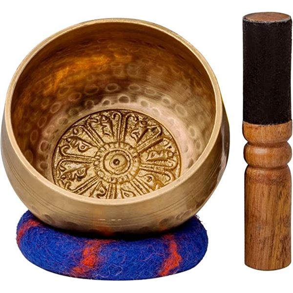 NEW REPACKED TIBETAN SINGING BOWL SET